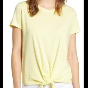 NWT 1901 Tie-front tee
